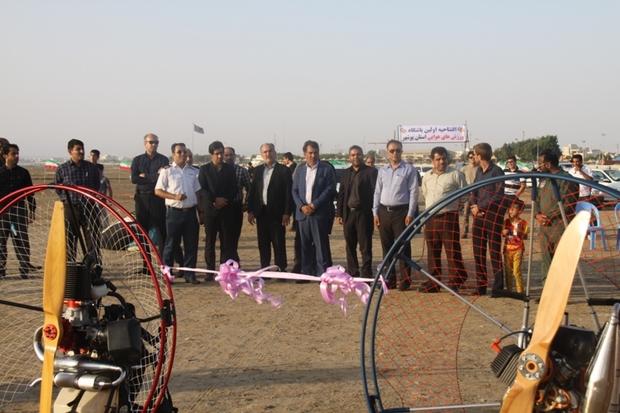 افتتاح اولین باشگاه خصوصی ورزش های هوایی استان بوشهر در بندرگناوه