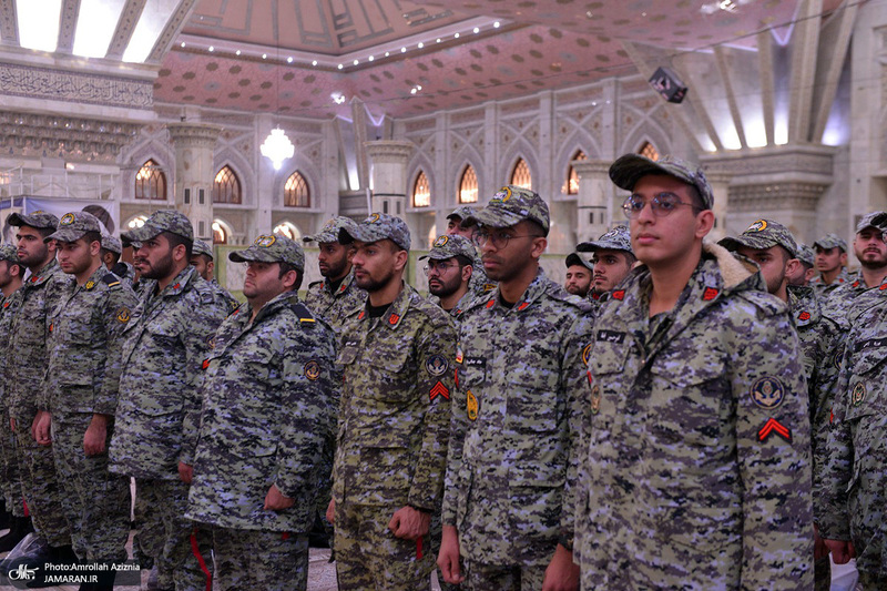 تجدید میثاق فرمانده و پرسنل نیروی دریایی ارتش جمهوری اسلامی ایران با آرمان‌های امام خمینی(س)