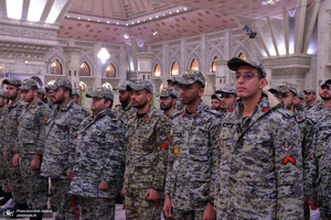 تجدید میثاق فرمانده و پرسنل نیروی دریایی ارتش جمهوری اسلامی ایران با آرمان‌های امام خمینی(س)