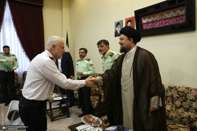 در حاشیه مراسم تجدید میثاق فرماندهان و کادر فراجا با آرمان‌های امام
