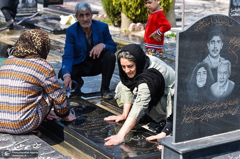 آخرین پنجشنبه سال در بهشت زهرا (س) تهران