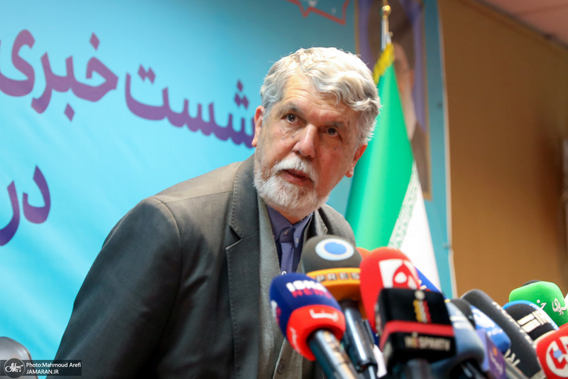 نشست خبری وزیر فرهنگ و ارشاد اسلامی/ سید عباس صالحی/ عباس صالحی