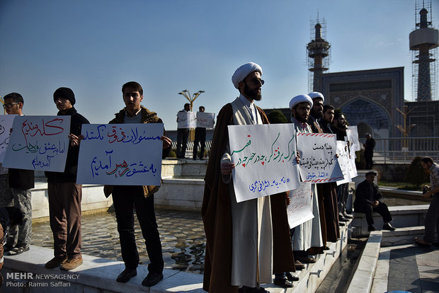 تجمع و راهپیمایی مردمی در اعتراض به آشوب های اخیر در استان ها 