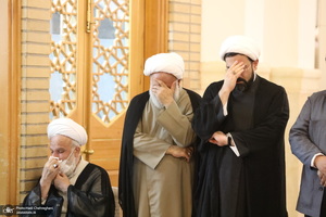 مراسم بزرگداشت امام خمینی در حرم حضرت معصومه(س)