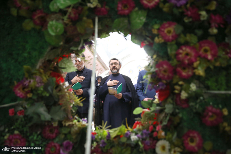 تجدید میثاق رئیس و کارکنان موسسه‎ تنظیم و نشر آثار امام خمینی با آرمان های بنیانگذار جمهوری اسلامی