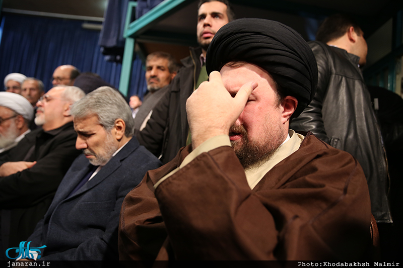 مراسم وداع با پیکر آیت الله هاشمی رفسنجانی(ره) در حسینیه جماران