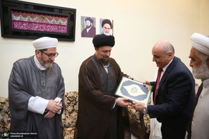 دیدارجمعی از علمای اهل سنت کشور سوریه با سید حسن خمینی