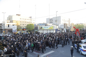 دسته عزاداری شهادت حضرت علی (ع) با حضور آیت‌الله العظمی وحید خراسانی