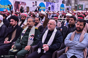 گردهمایی دانشجویان و طلاب بسیجی در حرم مطهر امام خمینی (س)