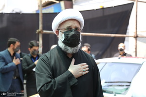 مراسم شهادت امام جعفر صادق(ع) با حضور آیت الله العظمی وحید خراسانی