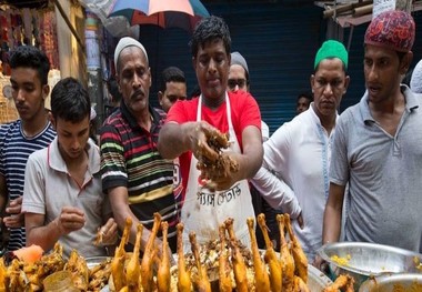 بازار اندونزی در ماه مبارک رمضان + تصاویر