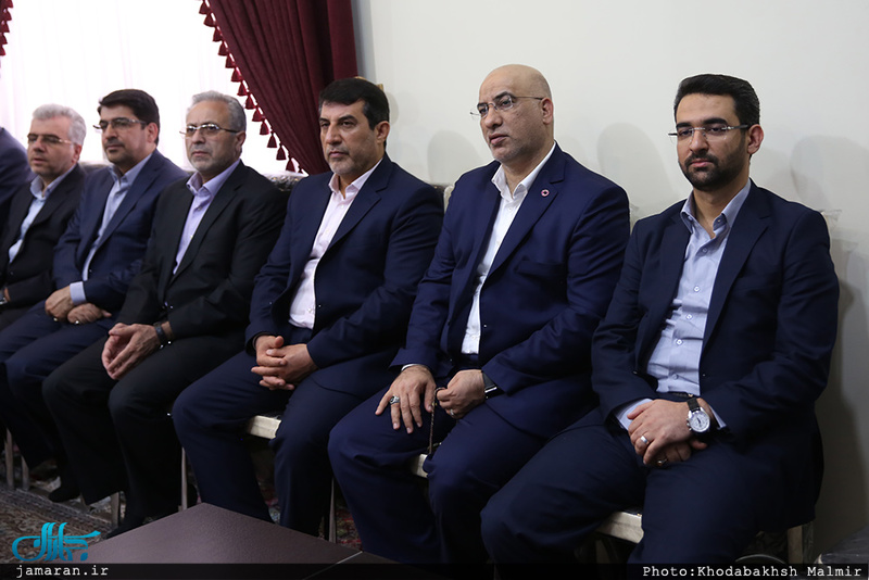 دیدار وزیر، معاونان و کارکنان وزارت ارتباطات و فناوری اطلاعات با سید حسن خمینی