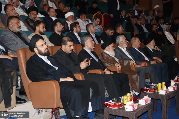 مراسم سالگرد شهادت شهید رئیسی در نجف اشرف با حضور سید علی خمینی و سخنرانی سفیر ایران و امام جمعه بغداد/ آیت الله موسوی: عملکرد شهید رئیسی صرفاً محدود به ایران نبود/ اگر خواهان موفقیت در عراق هستیم، باید از الگوی شهید رئیسی پیروی کنیم + گزارش تصویری