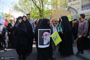 راهپیمایی باشکوه روز قدس در قم -2