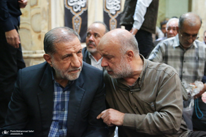 مراسم سالگرد شهادت سپهبد شهید محمد باقری، همسر و فرزند ایشان