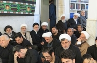 مراسم تاسوعای حسینی در دفتر آیت الله العظمی صانعی (11)