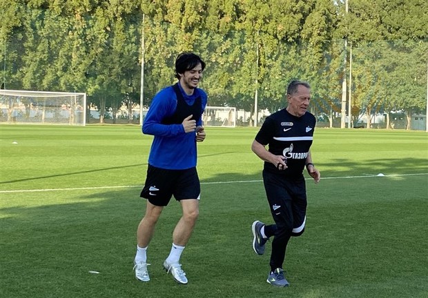 آزمون به تمرین زنیت در امارات ملحق شد + عکس
