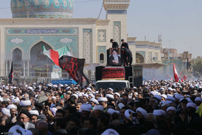 مراسم تشییع آیت الله العظمی شبیری زنجانی-۲