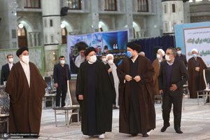 تجدید میثاق رئیس قوه قضاییه و مسئولان قضایی با آرمان‌های امام خمینی(س)