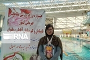 دانش‌آموز کم‌بینای کردستانی قهرمان شنای نابینایان کشور شد