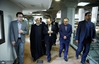روحانی به سازمان اسناد و کتابخانه ملی ایران رفت (9)