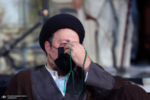 مراسم عزاداری شب عاشورای حسینی (ع) در حرم امام خمینی (س)