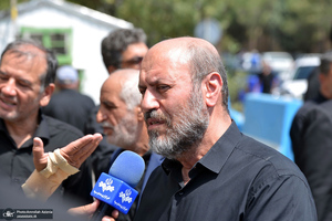 مراسم خاکسپاری سیدعلی صنیع خانی در بهشت زهرا (س) تهران