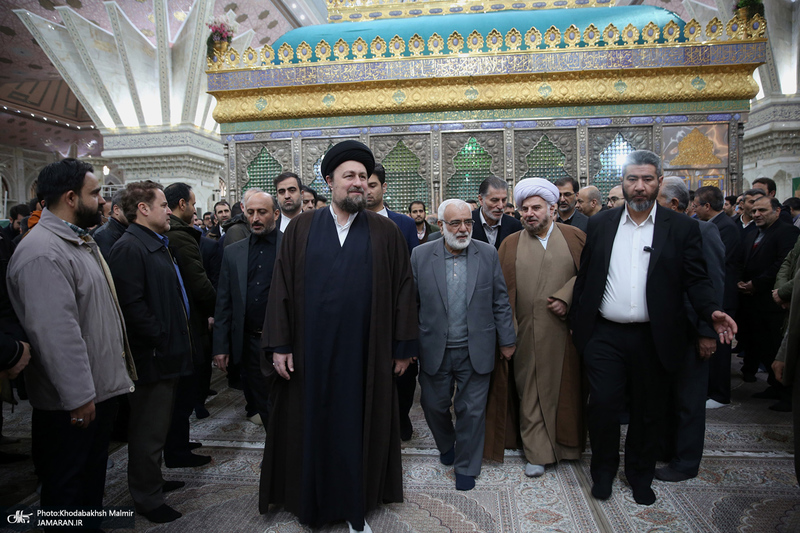 دیدار رئیس، مدیران و جمعی از کارکنان کمیته امداد امام خمینی (ره) با سید حسن خمینی