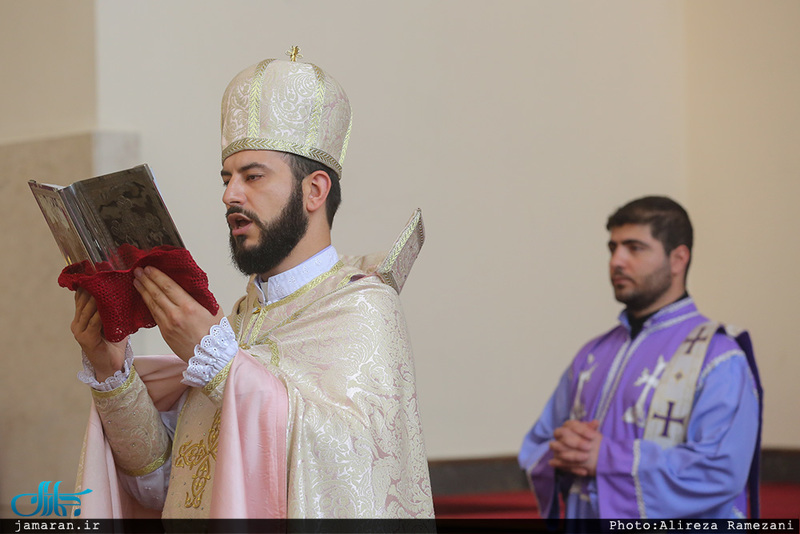 مراسم بزرگداشت حضرت امام(س) در کلیسای سرکیس مقدس