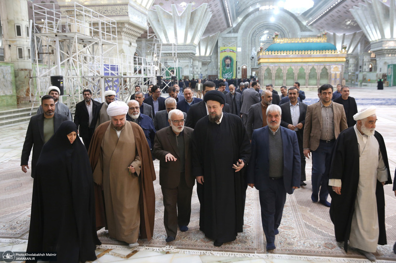 دیدار رئیس و اعضای کمیته امداد با سید حسن خمینی