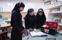 بازدید پزشکیان از مدرسه هوشمند فرزانگان یک شهریار (7)