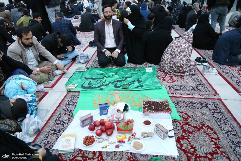 مراسم آغاز  سال 1401 در حرم کریمه اهل بیت (ع)‎