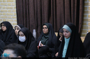 دیدار اعضای انجمن اسلامی دانشجویان دانشگاه فردوسی مشهد با سید علی خمینی