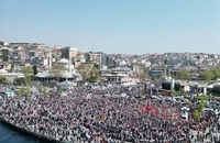 تجمع هزاران نفری در استانبول برای حمایت از فلسطین (9)