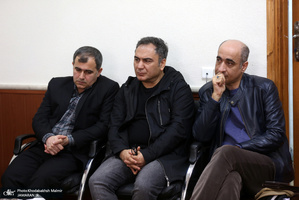 دیدارمدیران و جمعی از اعضای تحریه موسسه مطبوعاتی ایران و خبرگزاری ایرنا با سید حسن خمینی