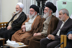 دیدار فقها و حقوقدانان شورای نگهبان با رهبر معظم انقلاب