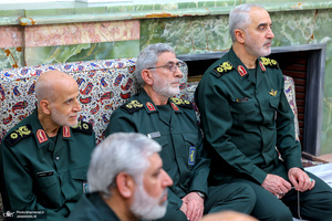 دیدار جمعی از فرماندهان نیروهای مسلح با فرمانده معظم کل قوا