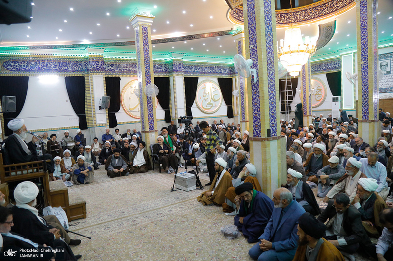 مراسم ختم همسر شهید آیت الله سید مصطفی خمینی (ره) -1