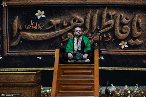 مراسم عزاداری شب شهادت حضرت زهرا(س) در حرم امام خمینی(ره) برگزار شد