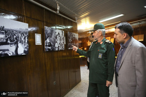 بازدید سردار علی فضلی از نگارستان جماران