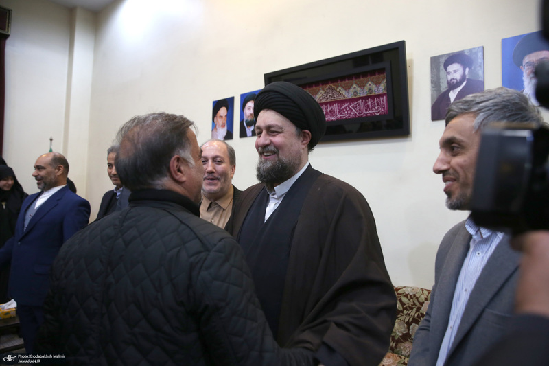 دیدار مدیرعامل و بازیکنان باشگاه فرهنگی ورزشی پیکان با سید حسن خمینی