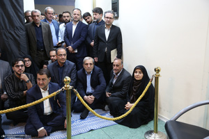 دیدار وزیر راه و شهر سازی با سید حسن خمینی