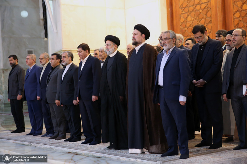 تجدید میثاق رئیس جمهور و اعضای دولت با آرمان های حضرت امام خمینی (س)