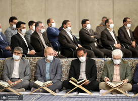 مراسم انس با قرآن در اولین روز ماه مبارک رمضان با حضور رهبر معظم انقلاب