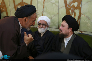 مراسم بزرگداشت حجت الاسلام و المسلمین قرهی در مسجد مسجد حجت بن الحسن(عج)