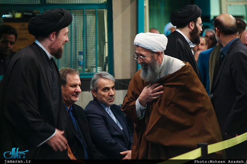 مراسم چهلمین روز درگذشت آیت الله العظمی موسوی اردبیلی(ره) در حسینیه جماران