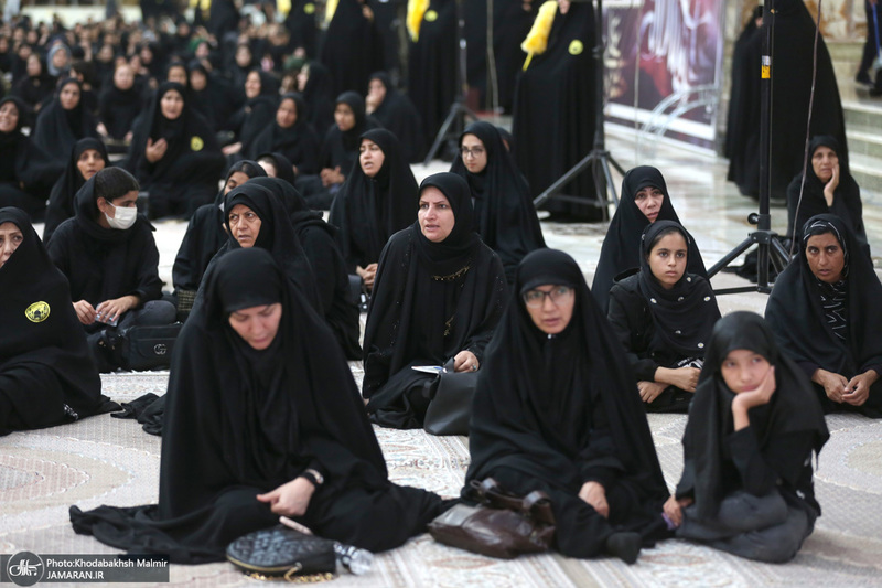 مراسم عزاداری حضرت اباعبدالله الحسین (ع) درحرم مطهر امام خمینی (س)