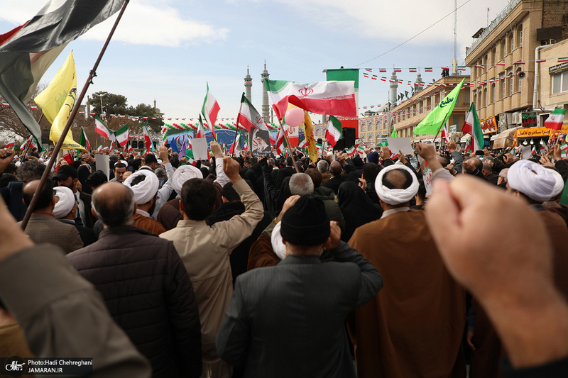 راهپیمایی 22 بهمن در قم