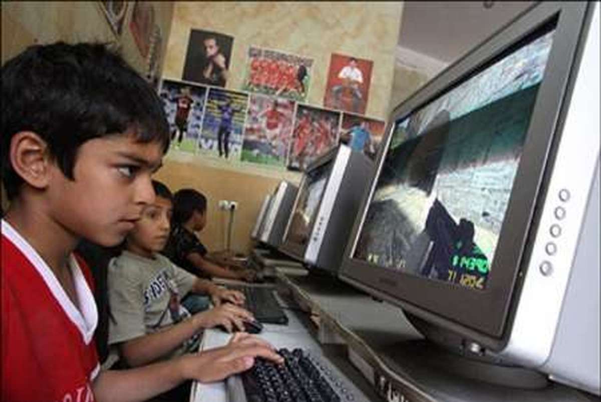 دود بازی‌های رایانه‌ای در چشم کودکان