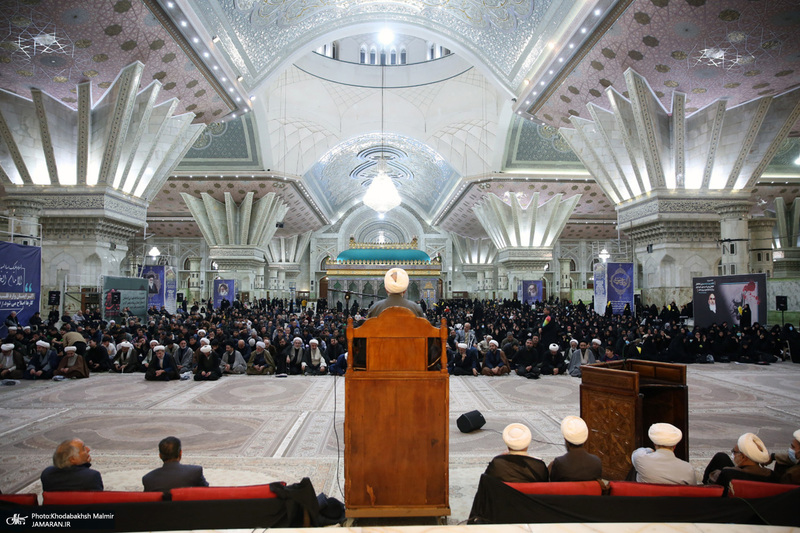 دومین شب مراسم عزاداری حضرت فاطمه‌زهرا (س) در حرم امام خمینی